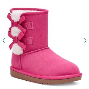 Koolaburra by Ugg Pink Boots Little Girls 7 - EUC